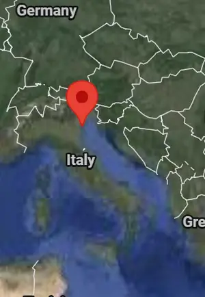 Where is Venice (Italy) on the world map?