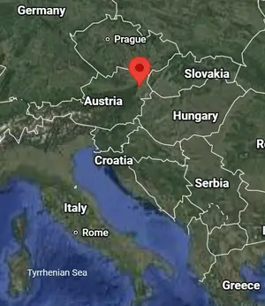 Where is Vienna on the world map?
