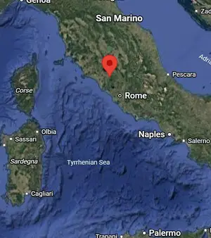 Where is Viterbo (Italy) on the world map?