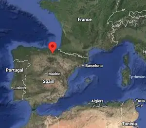 Where is Vitoria-Gasteiz on the world map?