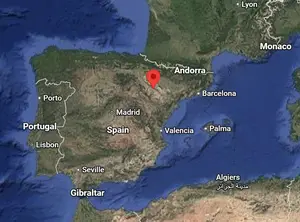 Where is Zaragoza on the world map?