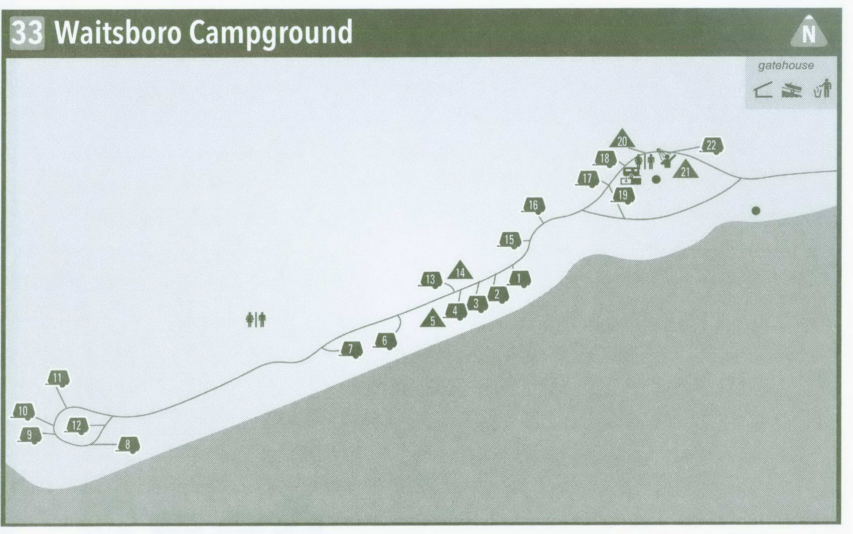 Plan of Waitsboro Campground