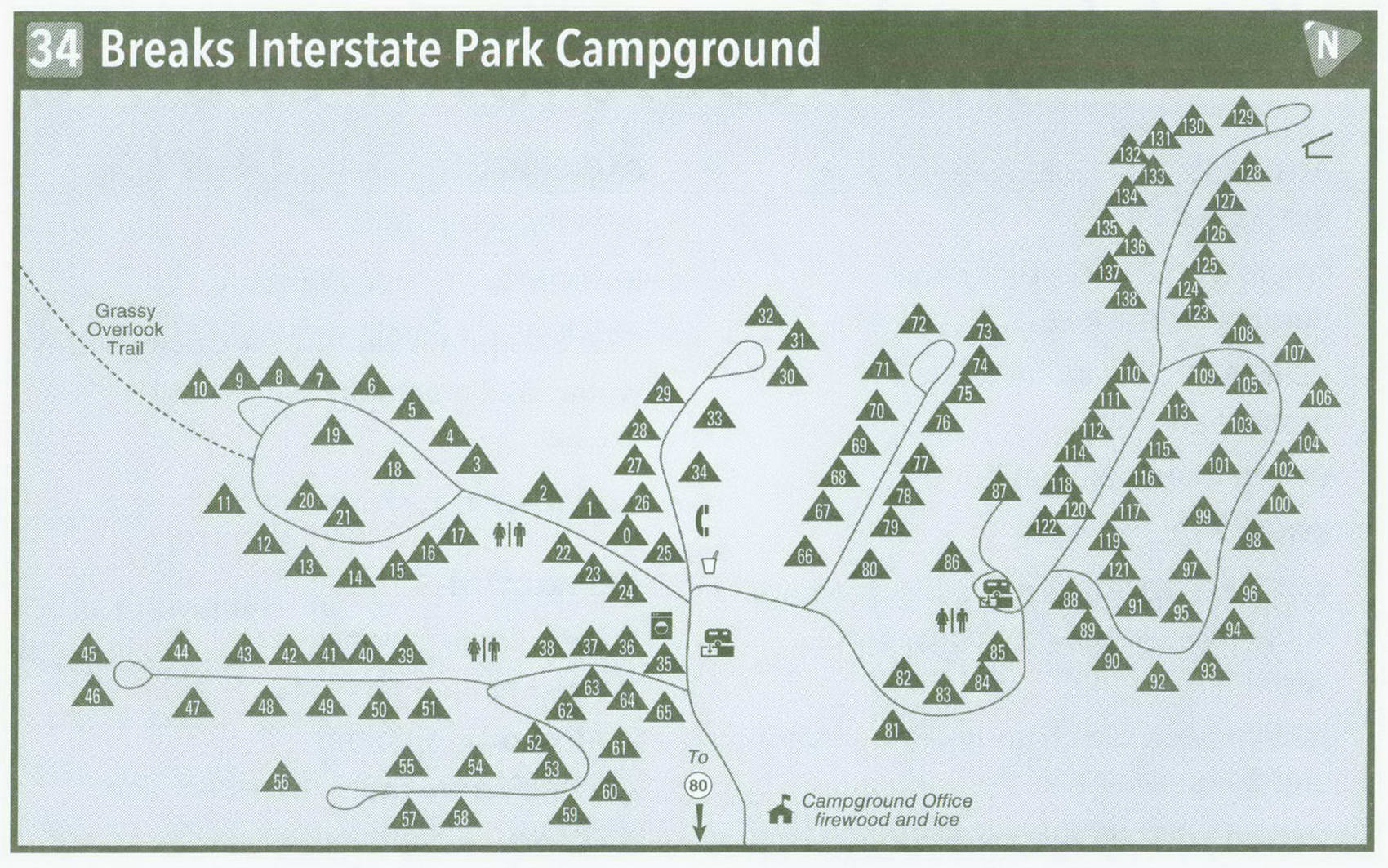 Breaks Interstate Park Campground in Kentucky on map KY how to get ...