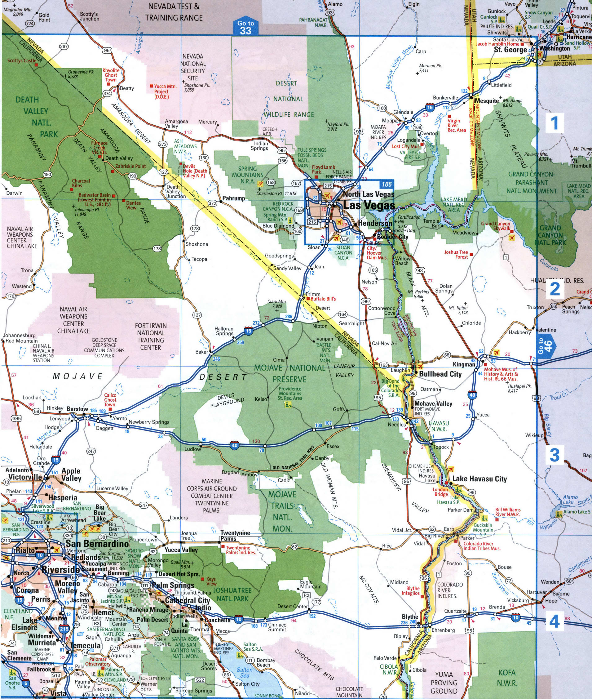 I15 interstate highway map