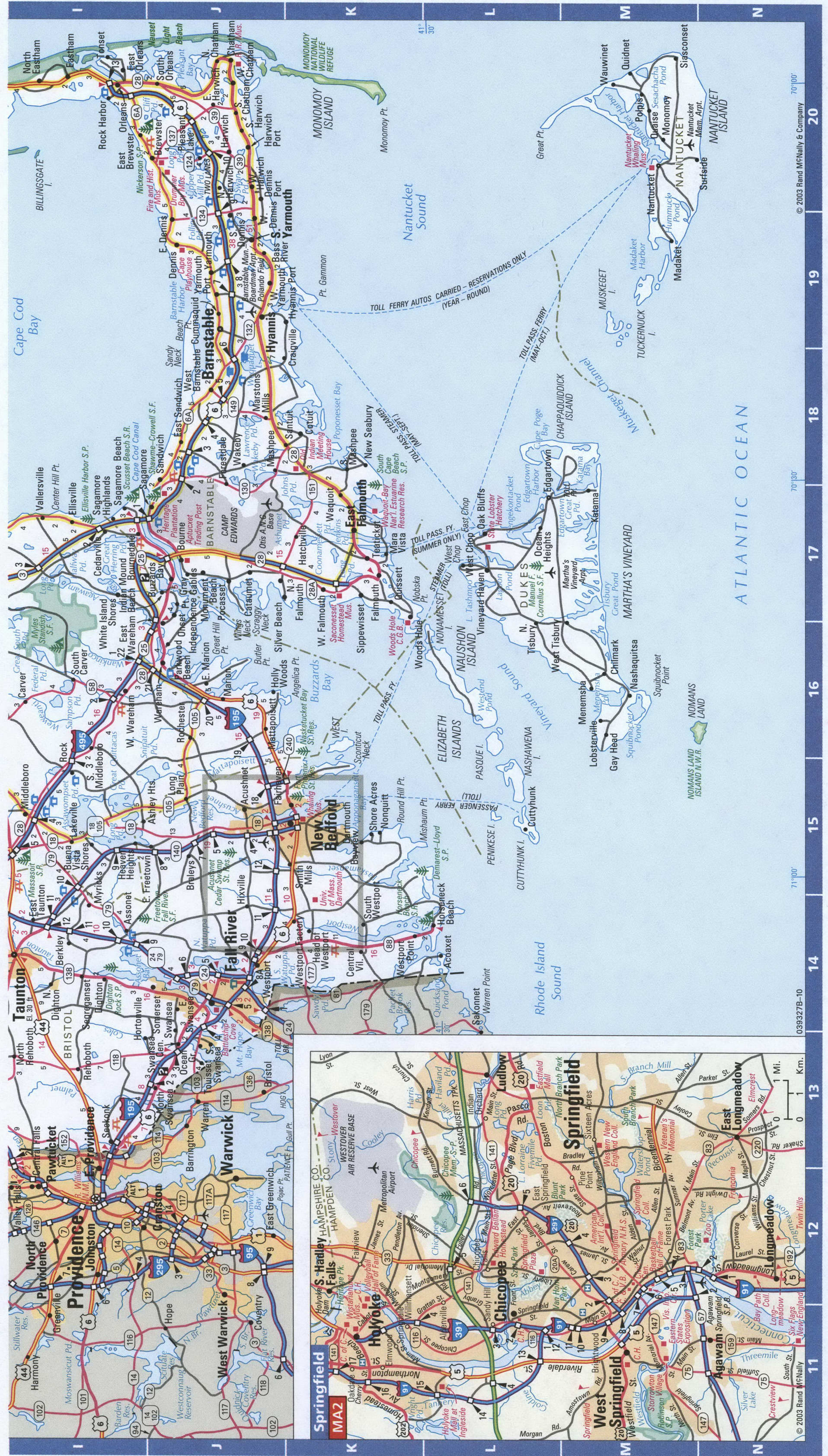 East Massachusetts map