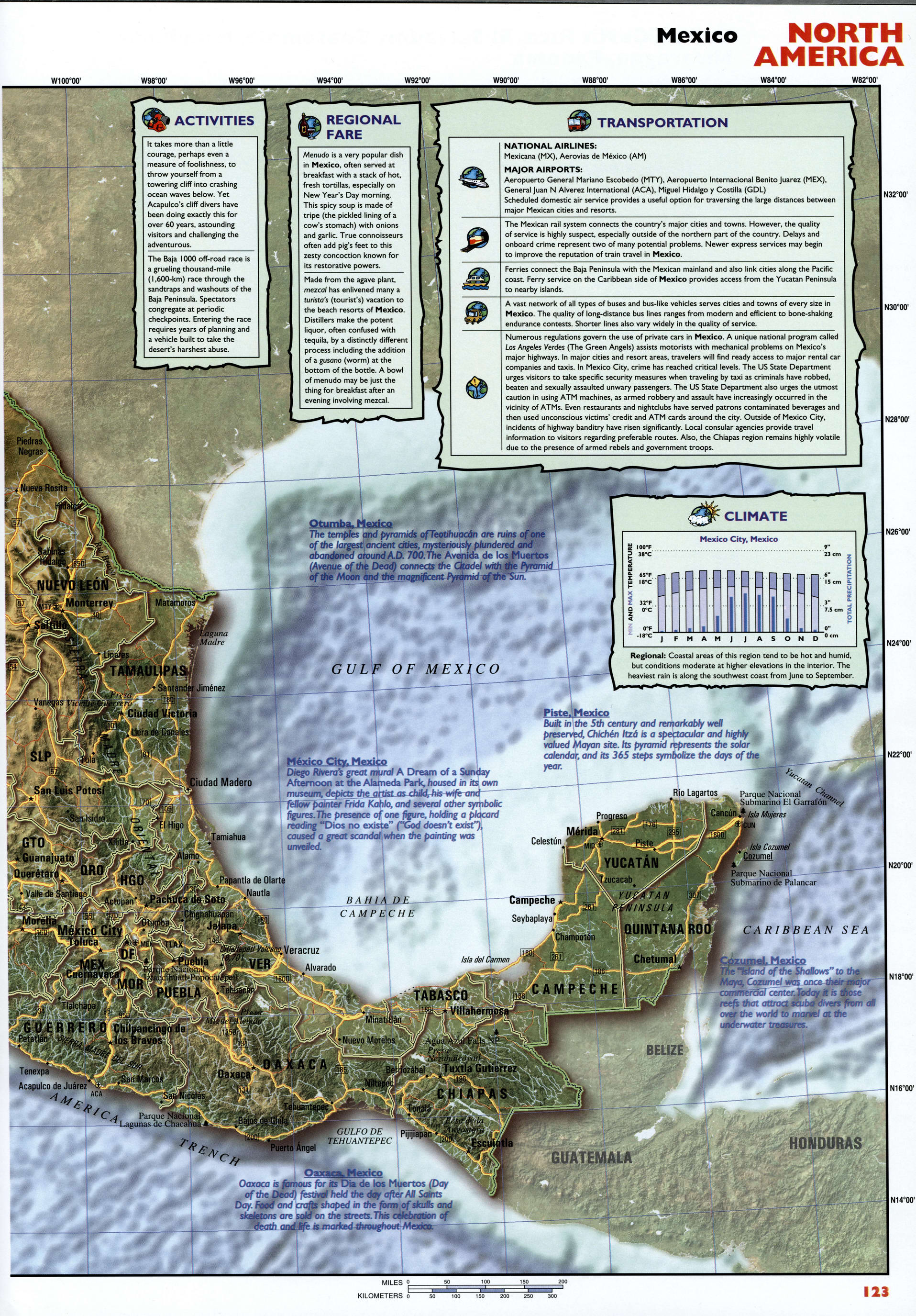 Mexico detailed map. Detailed map of Mexico with roads, cities, towns Mexico detailed map. Detailed map of Mexico with roads, cities, towns