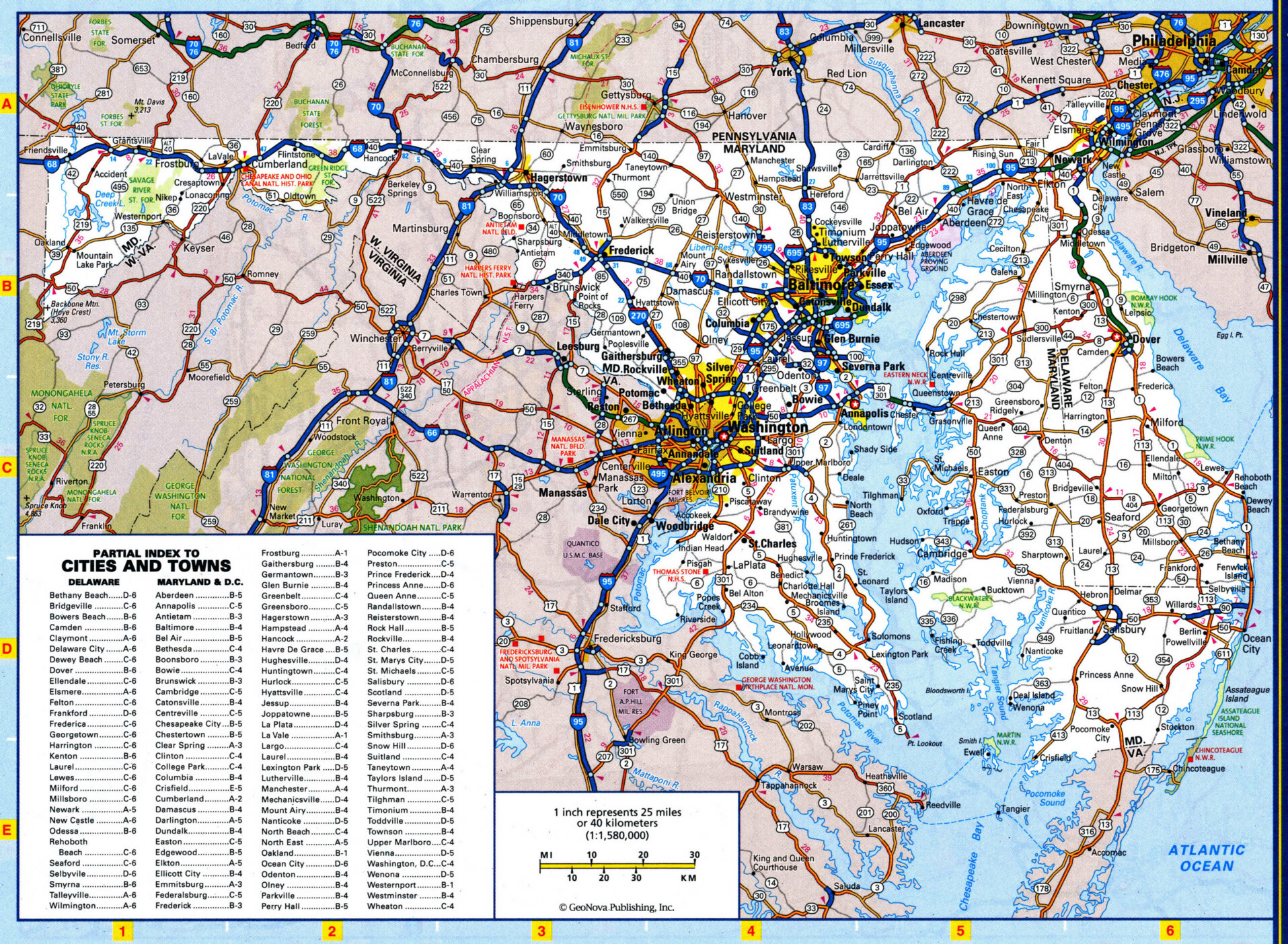 Maryland highway map. Detailed map of the Maryland highway with cities, villages, and rest areas. Maryland highway map. Detailed map of the Maryland highway with cities, villages, and rest areas.