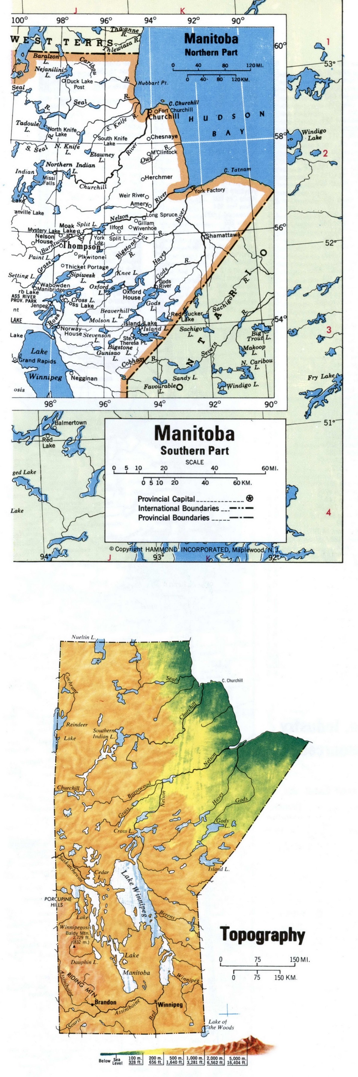 Manitoba map regions