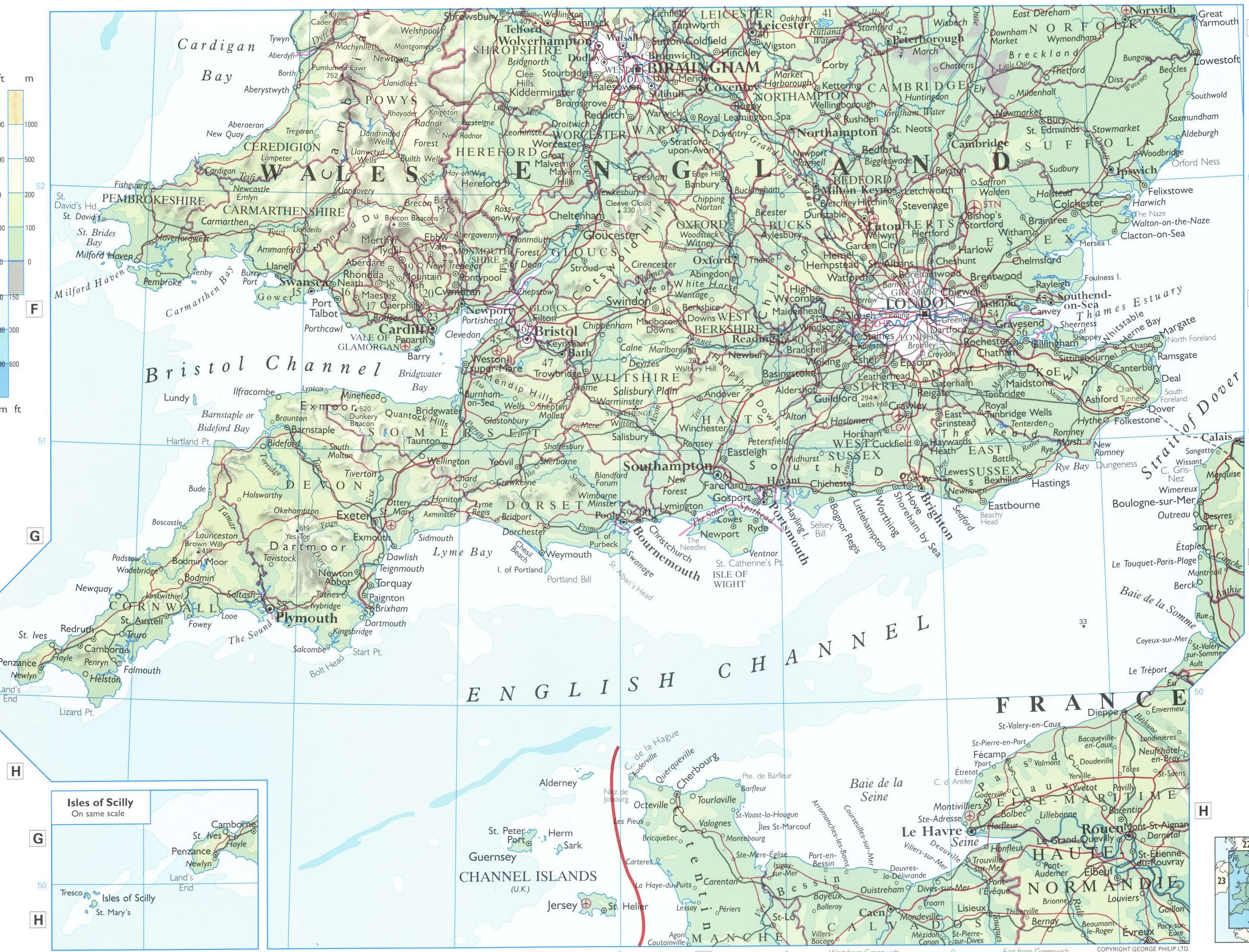 England large map