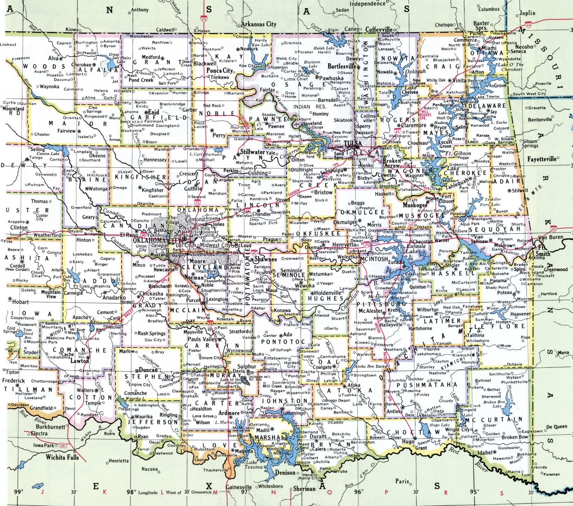 Oklahoma counties