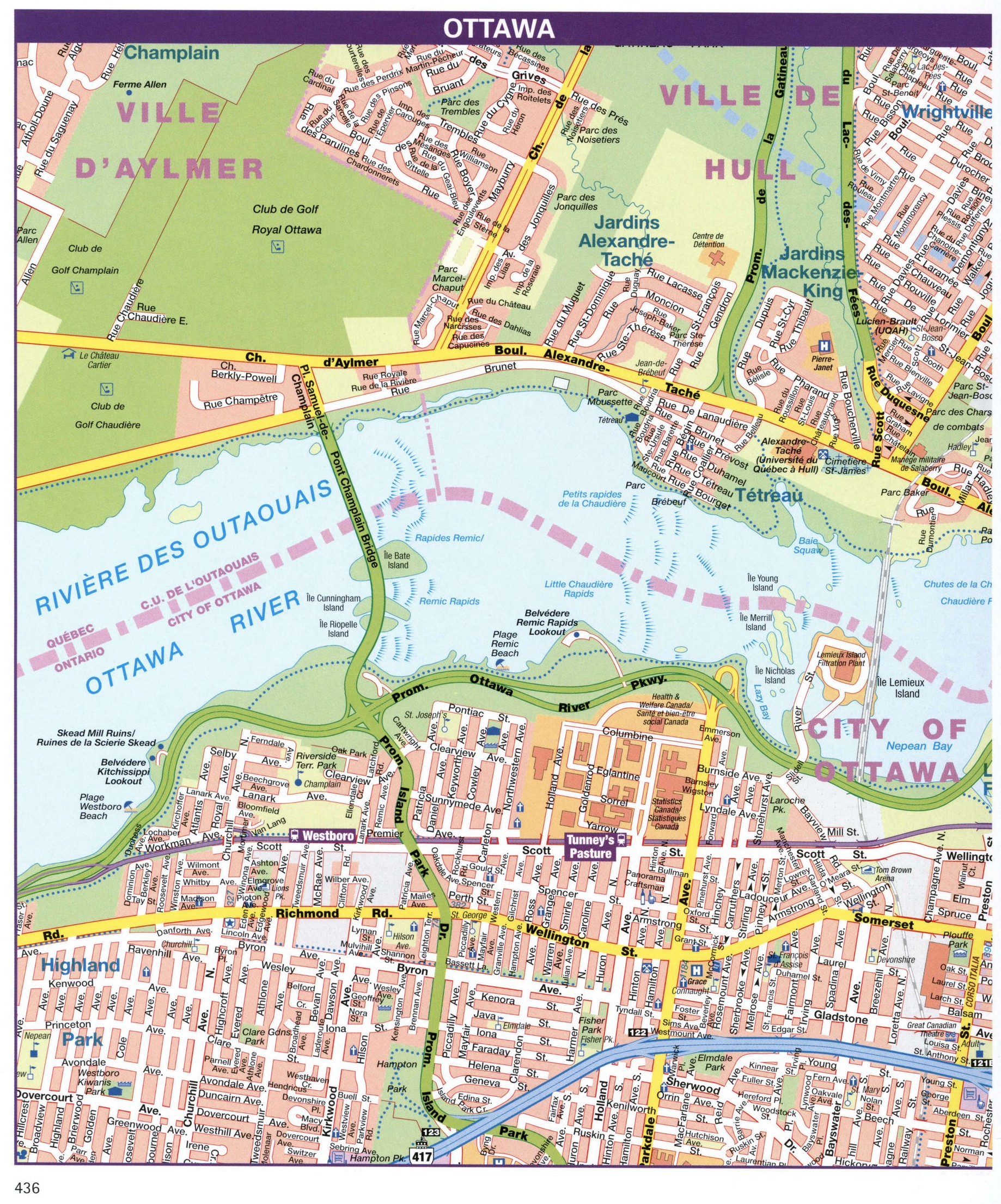 Ottawa city map