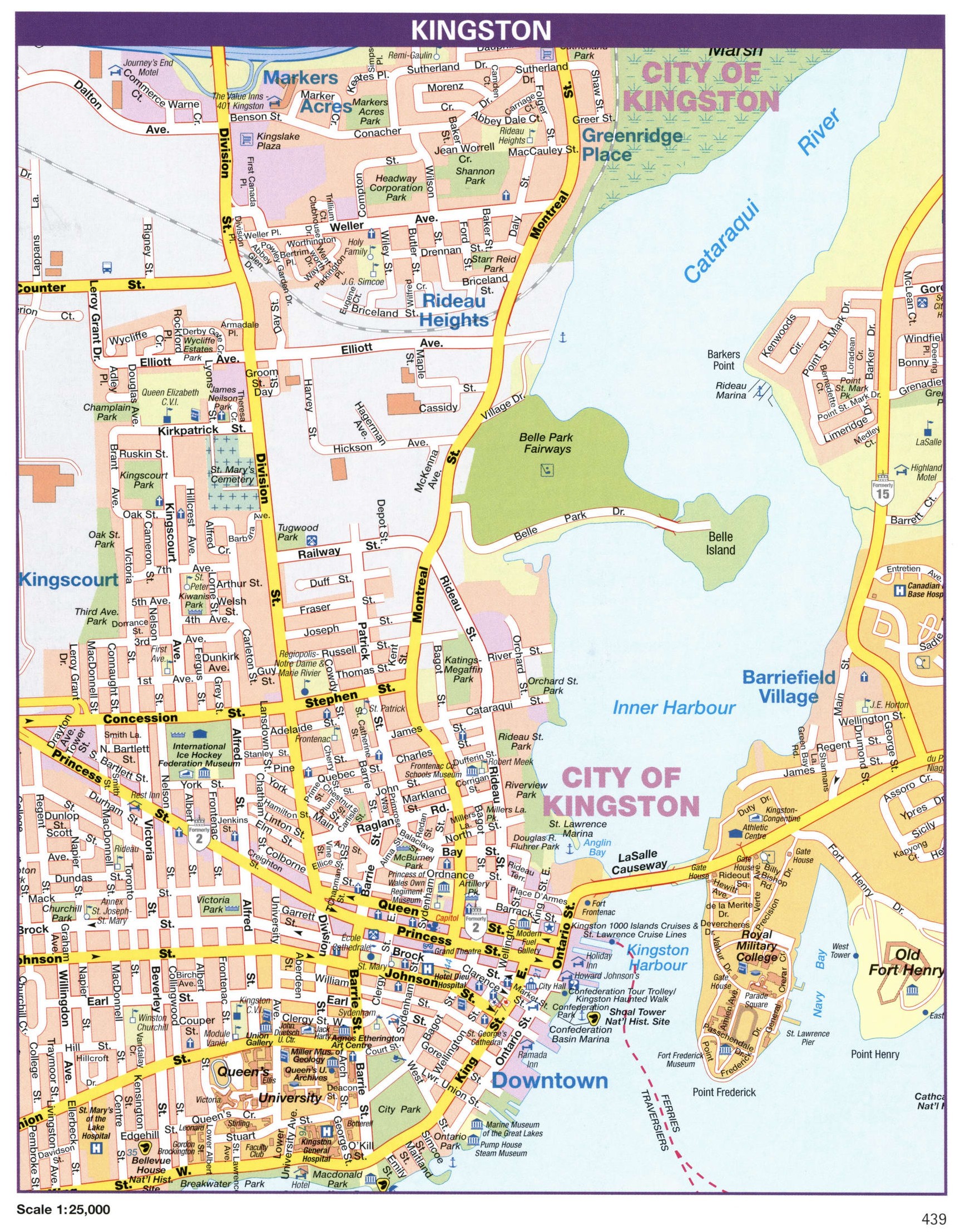 Kingston city map