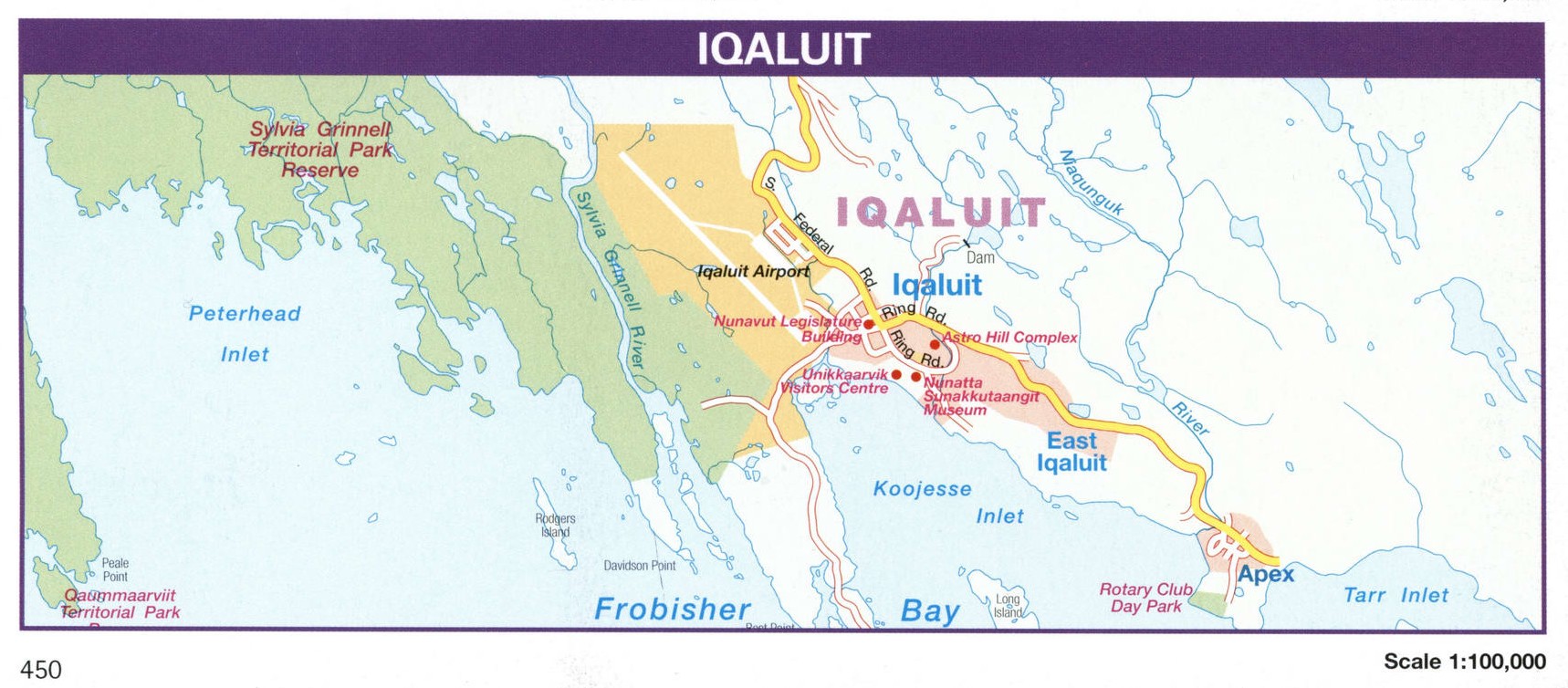 Iqaluit city map
