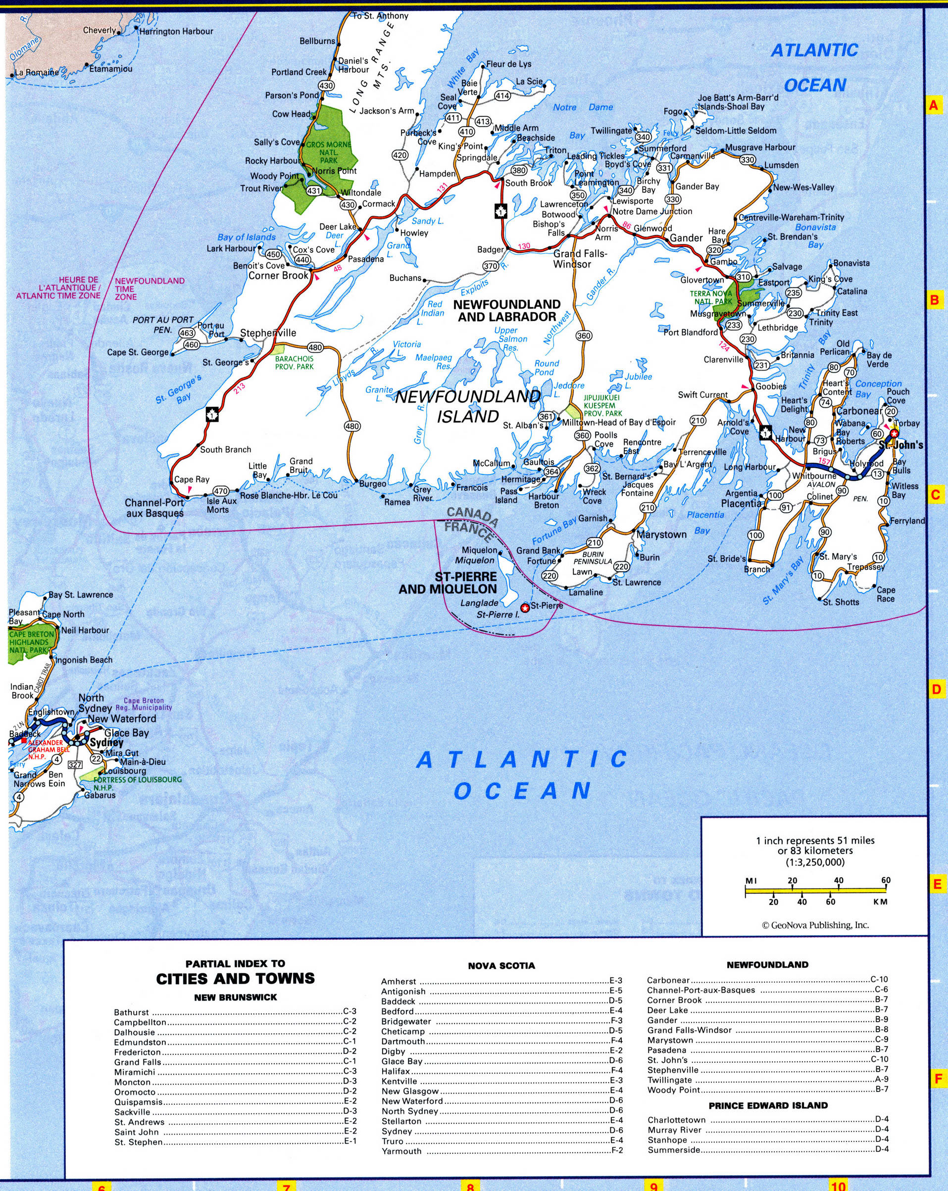 Newfoundland Map Printable