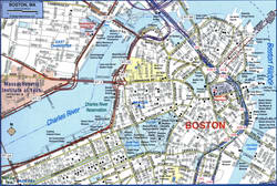Map of Boston's regional highways