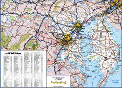 road map of Delaware