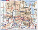 Rochester highway and local roads map