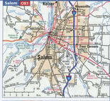 Salem road map