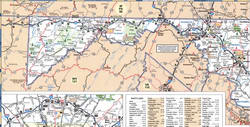 map of western Maryland