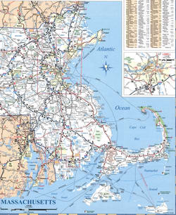 map of eastern Massachusetts