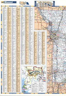 map of western Missouri