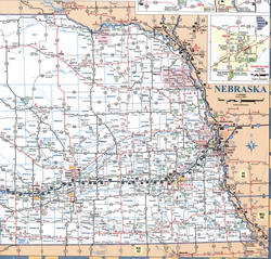 map of eastern Nebraska