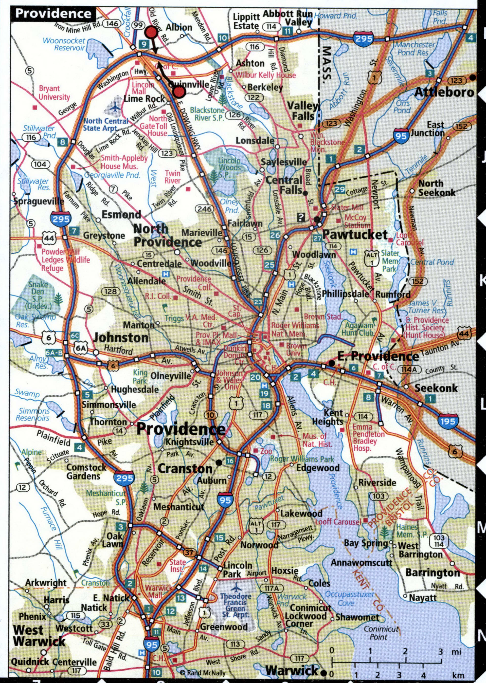 Providence with trucker roads