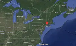 Where is Bridgeport, Connecticut on the map?
