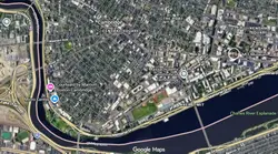 Tourist map of downtown Cambridge, Massachusetts