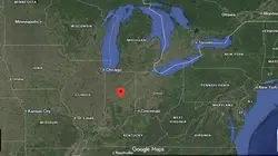 Where is the city of Carmel (Indiana) located on the map of the USA?