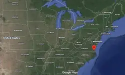 Where is the city of Chesapeake, Virginia, located on the map of the USA?