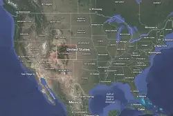 Where is Colorado located in America?