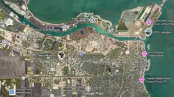 Tourist map of downtown Corpus Christi, Texas