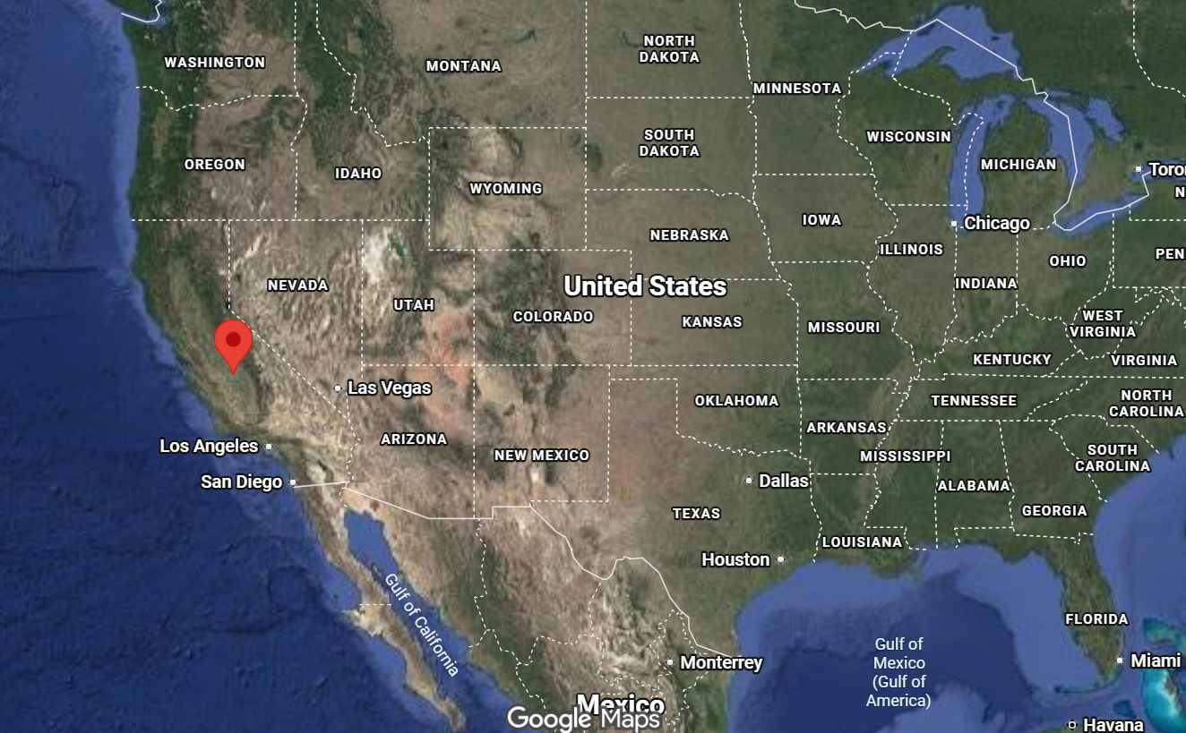 Where is Fresno, California on the map?