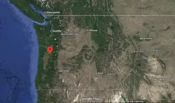 Where is the city of Gresham, Oregon, located on the map of the USA?