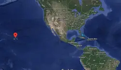 Where is the city of Honolulu (Hawaii) located on the map of the USA?