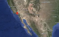 Where is Long Beach, California on the map?