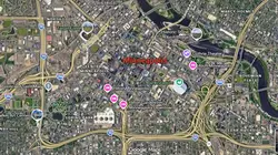 Tourist map of downtown Minneapolis, Minnesota