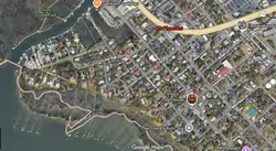 Tourist map of downtown Mount Pleasant, South Carolina