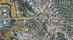 Tourist map of downtown Murfreesboro, Tennessee