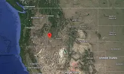 Where is the city of Nampa (Idaho) located on the map of the USA?