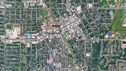 Tourist map of downtown Norman, Oklahoma