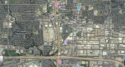 Tourist map of downtown Plano, Texas