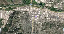 Tourist map of downtown Rapid City, South Dakota