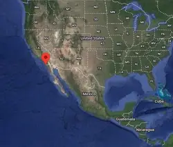 Where is San Diego (California) located on the map of America