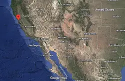 Where is San Francisco, California on the map?
