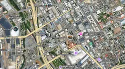 Street map of San Jose, California with points of interest