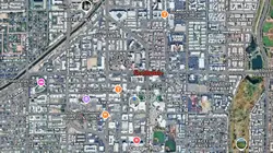 Street map of Scottsdale, Arizona with points of interest