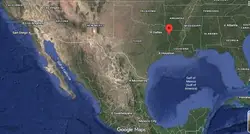 Where is the city of Shrevenport (Louisiana) located on the map of the USA?