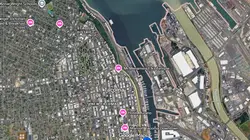 Tourist map of downtown Tacoma, Washington